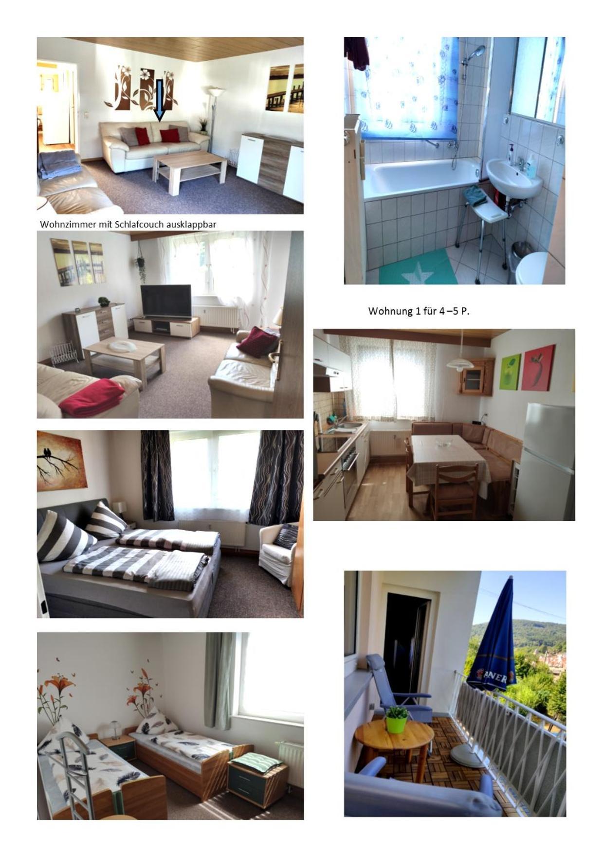 Ferienwohnung Christel Hirschhorn-Neckar Exteriér fotografie